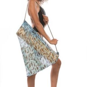 ISO Jolyn Clothing Drake Swim Bag Shark City Print